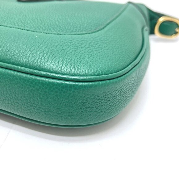 GUCCI 810232 Jackie 1961 Small 2WAY Bag Shoulder Bag Leather Green - Picture 5 of 15